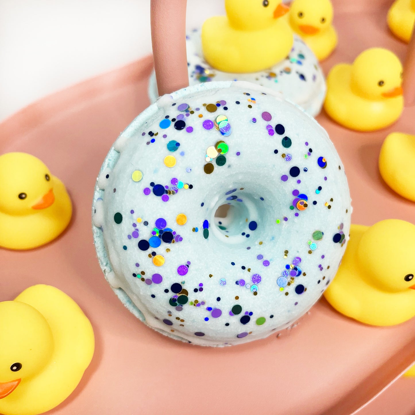 Fruit Frenzy Donut Bath Bomb (with Rubber Ducky!)