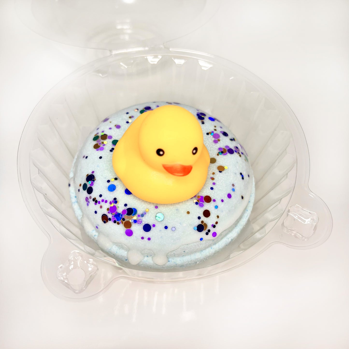 Fruit Frenzy Donut Bath Bomb (with Rubber Ducky!)