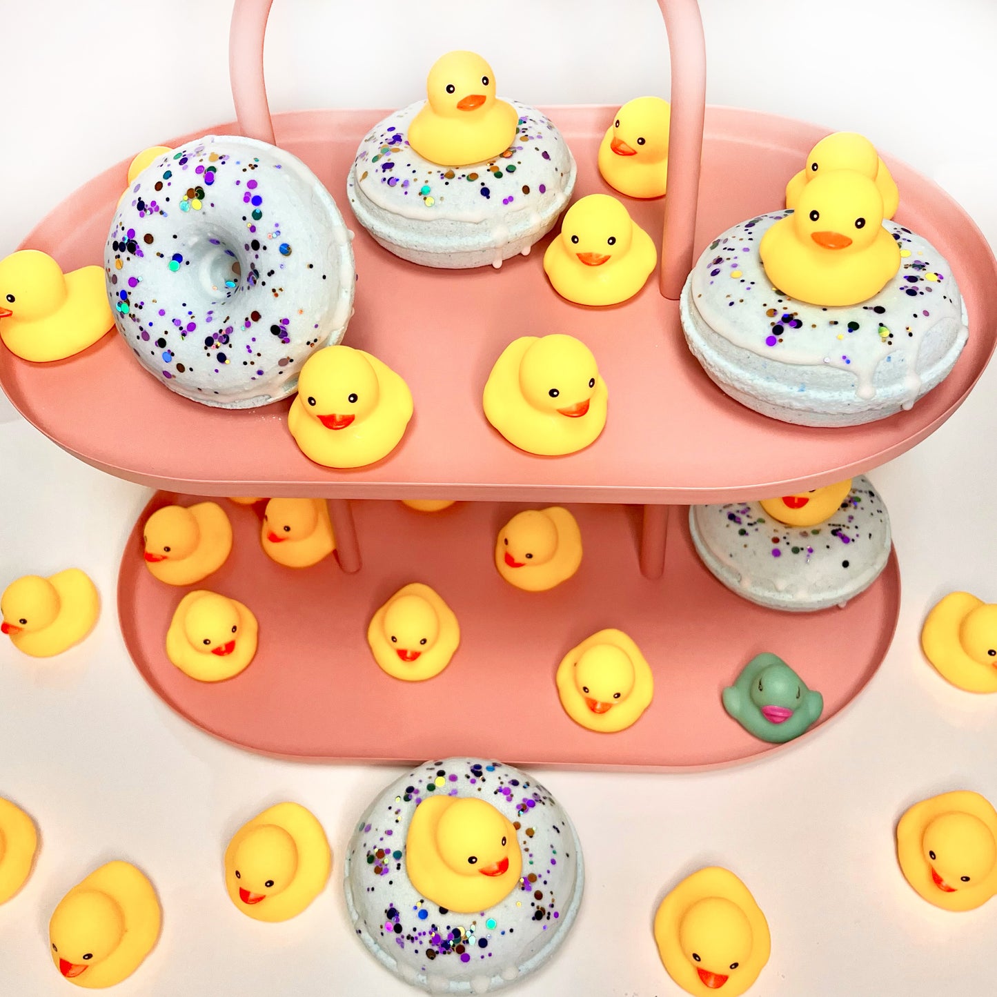 Fruit Frenzy Donut Bath Bomb (with Rubber Ducky!)